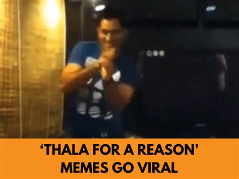 thala for a reason meme.